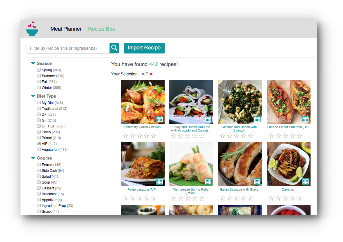 recipe box