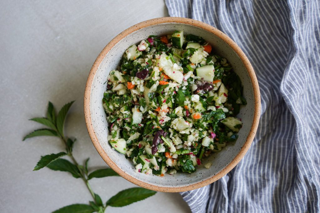 Radish and Jicama Tabbouli Autoimmune Wellness