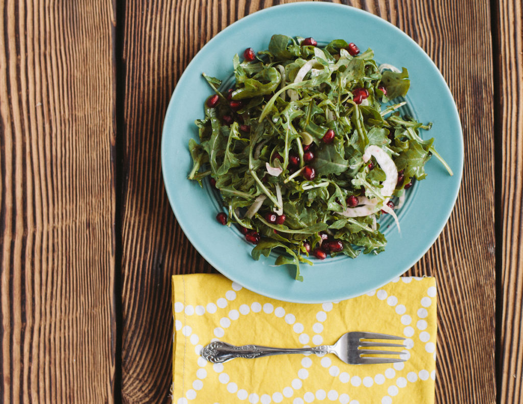 Pomegranate and Arugula Salad