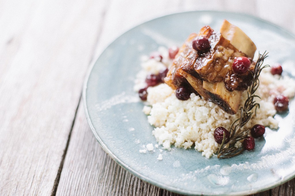 cranberry braised short ribs