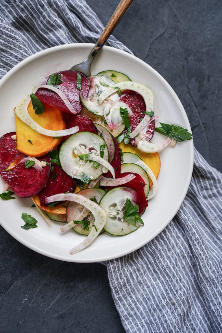 Simple Beet and Fennel Salad Autoimmune Wellness