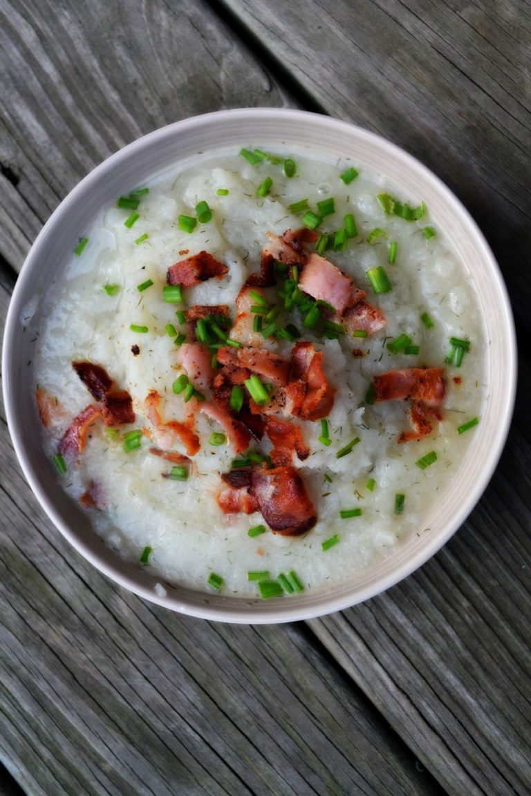 TurnipDill Puree with Crisp Bacon and Chives Autoimmune Wellness