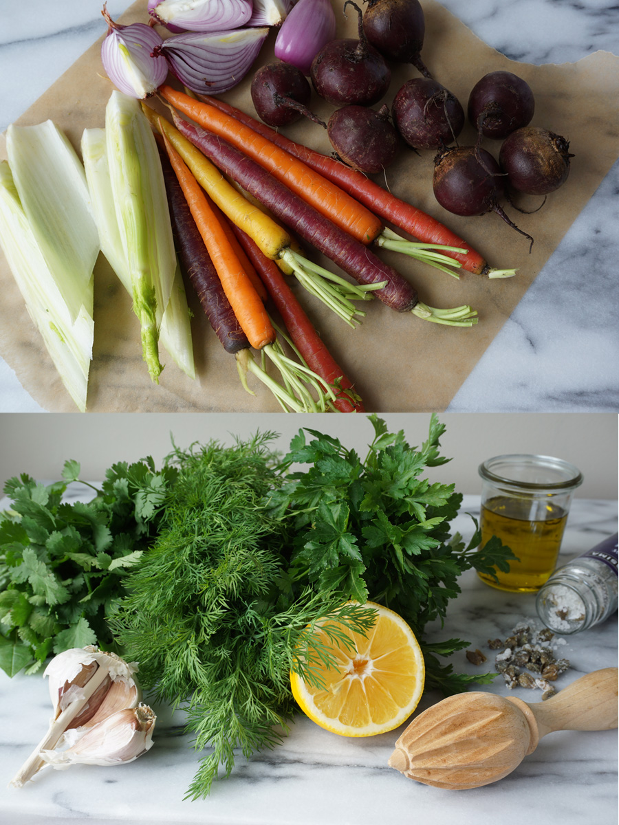 Roasted Vegetables with a Salsa Verde | Autoimmune-Paleo.com