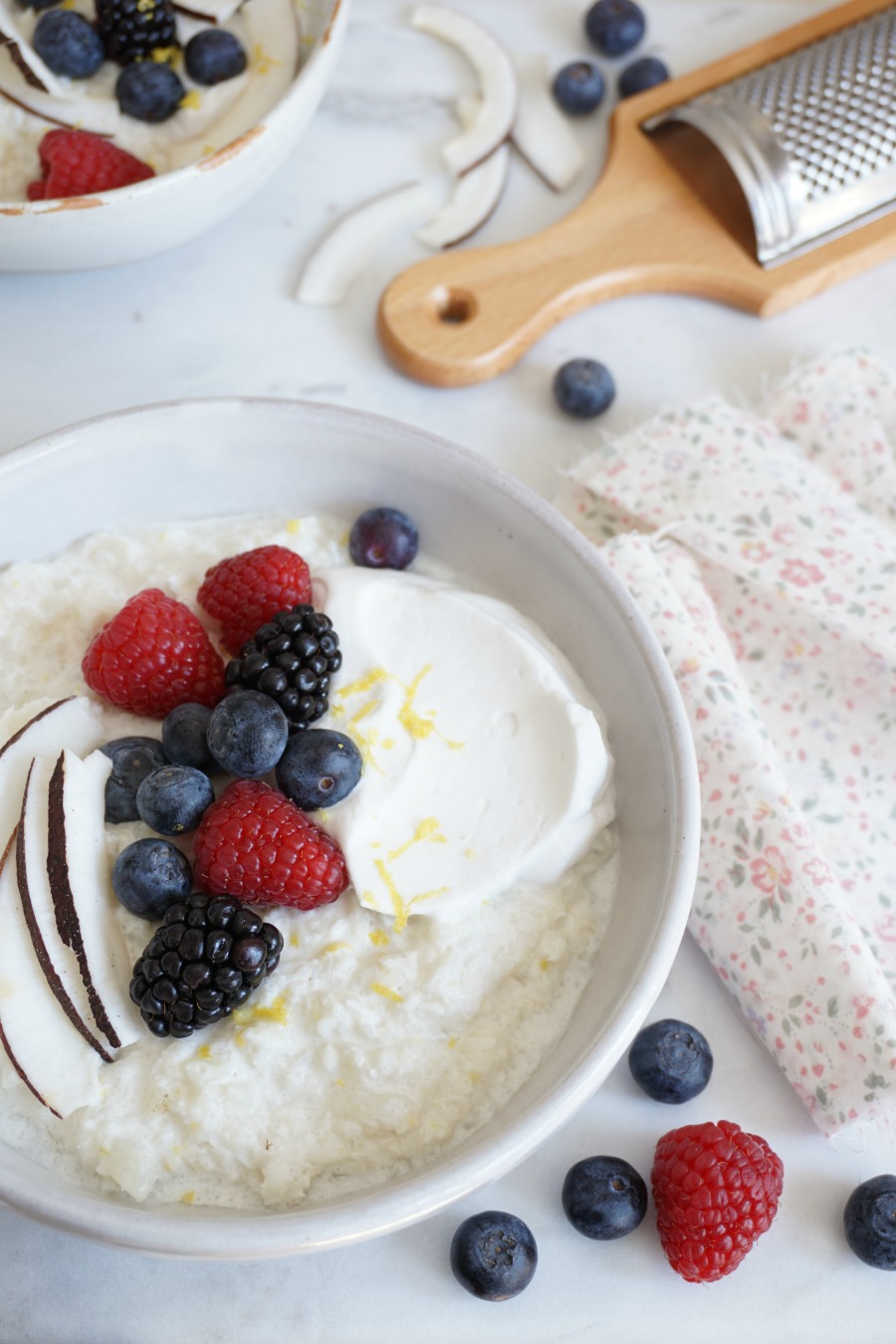 Warm Porridge with Lemon and Berries | Autoimmune-Paleo.com