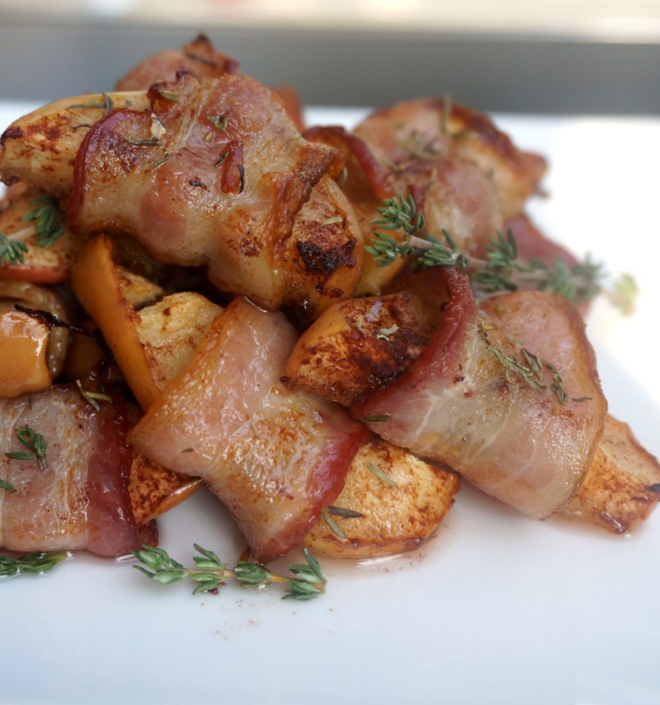 Bacon-Wrapped Cinnamon Apples - Autoimmune Wellness