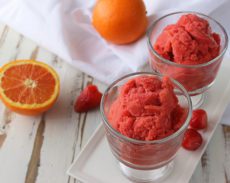 Strawberry-Orange Sorbet | Autoimmune-Paleo.com