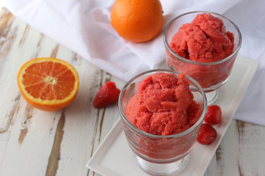 Strawberry-Orange Sorbet | Autoimmune-Paleo.com