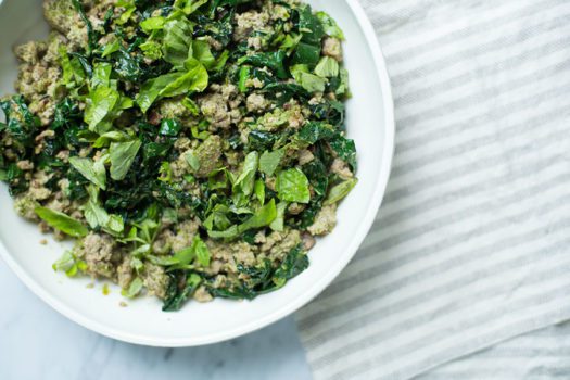 Pork Pesto Skillet | Autoimmune-Paleo.com