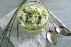 Cream of Avocado Soup with Crab Meat | Autoimmune-Paleo.com