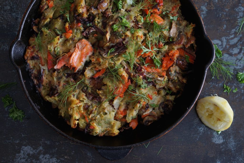 Sweet Potato and Wild Salmon Hash Autoimmune Wellness