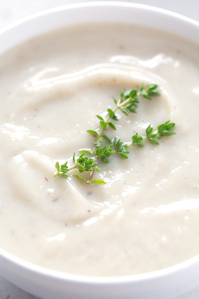 AIP Instant Pot Cauliflower Soup Autoimmune Wellness