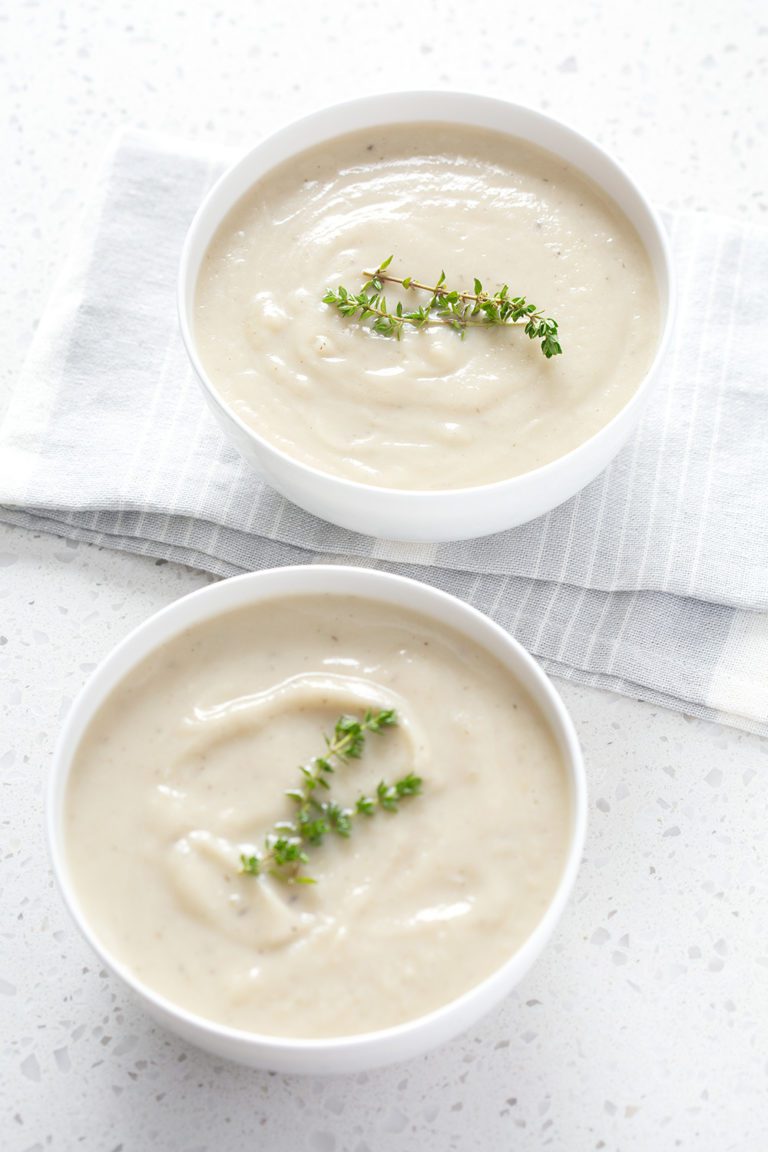 AIP Instant Pot Cauliflower Soup Autoimmune Wellness