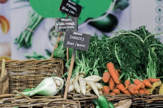 farmer's market vegetables