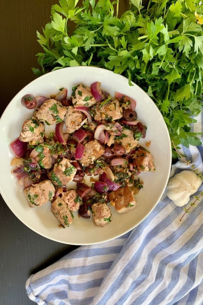 Spanish Tuna Steak Sauté with Olives Autoimmune Wellness